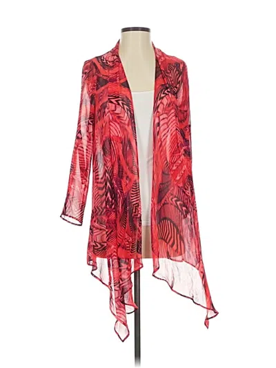 Pre-owned Kate & Mallory Designs Kimono In Red