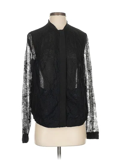 Pre-owned Kate & Mallory Designs Long Sleeve Blouse In Black