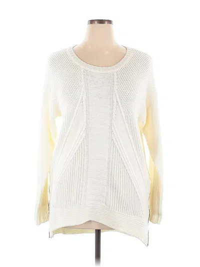 Pre-owned Kate & Mallory Designs Pullover Sweater In White