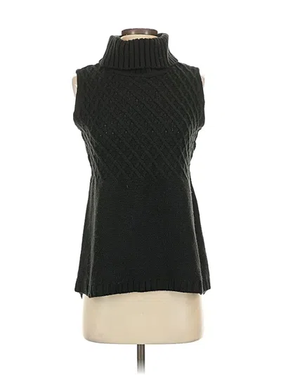 Pre-owned Kate & Mallory Designs Sweater Vest In Black