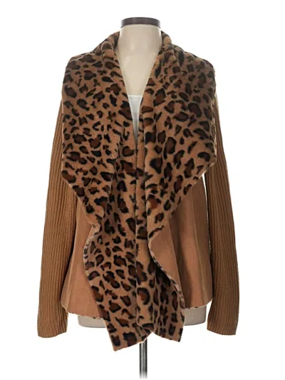 Pre-owned Kate And Sam Cardigan Sweater In Brown