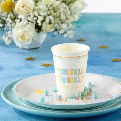 Kate Aspen 16 Piece Paper Cups In White