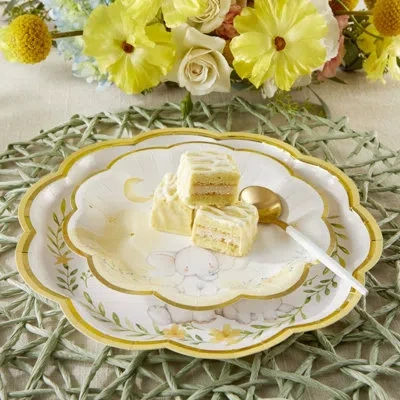 Kate Aspen 25 Piece Paper Dinner Plate In White