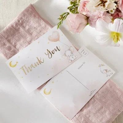 Kate Aspen 25 Piece Thank You Cards In Pink