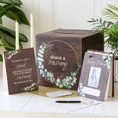 Kate Aspen Celebration Of Life Memory Card And Card Holder