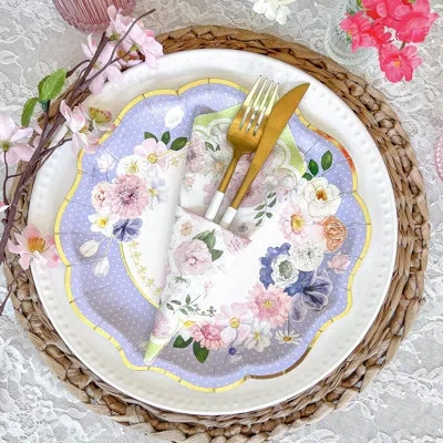 Kate Aspen Tea Time Party 2 Ply Paper Napkins (set Of 30)