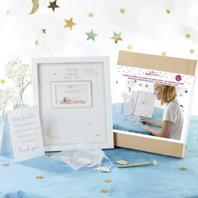 Kate Aspen Twinkle Wall Décor In White