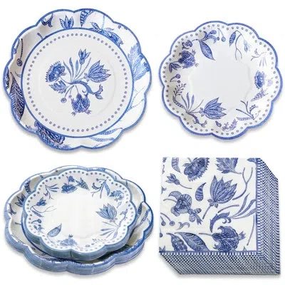 Kate Aspen Wedding Party Tableware Kit In Blue