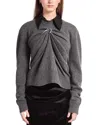 Kate Barton Crewneck Sweater In Gray