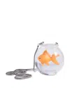 Kate Barton Goldfish Accessory Bag In Transparent
