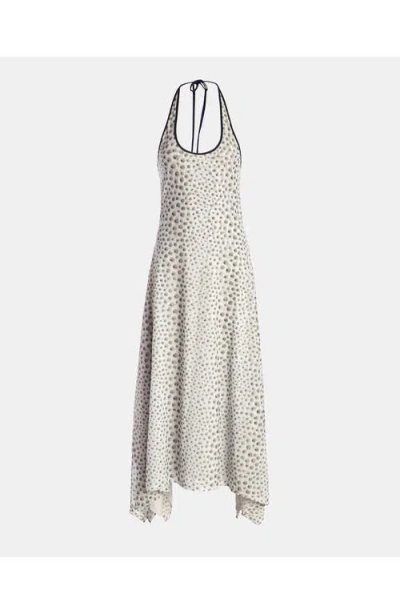 Kate Barton Stella Maxi Handkerchief Dress In Animal Print