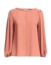 Kate By Laltramoda Woman Blouse Pastel Pink Size 6 Polyester In Pink