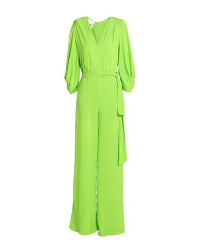 Kate By Laltramoda Woman Jumpsuit Green Size 8 Polyester