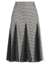 Kate By Laltramoda Woman Midi Skirt Cream Size 6 Polyester, Viscose, Elastane In White