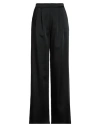 Kate By Laltramoda Woman Pants Black Size L Polyester In Animal Print