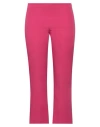 Kate By Laltramoda Woman Pants Fuchsia Size 12 Polyester, Elastane In Pink