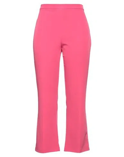Kate By Laltramoda Woman Pants Fuchsia Size 12 Polyester, Elastane In Pink