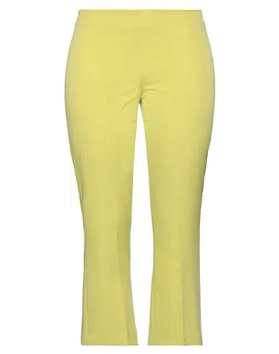 Kate By Laltramoda Woman Pants Lime Green Size 10 Polyester, Elastane