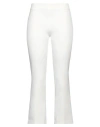 Kate By Laltramoda Woman Pants White Size 10 Polyester, Elastane