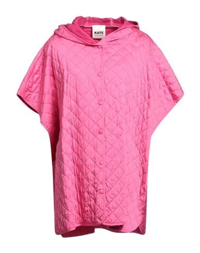 Kate By Laltramoda Woman Puffer Fuchsia Size 2 Viscose In Pink