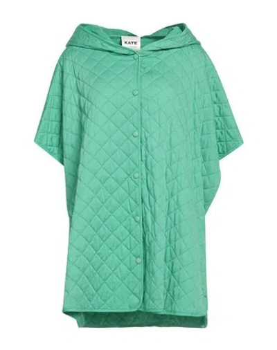 Kate By Laltramoda Woman Puffer Green Size 2 Viscose