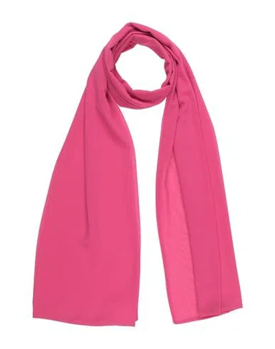 Kate By Laltramoda Woman Scarf Magenta Size - Polyester In Pink