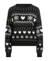 Kate By Laltramoda Woman Sweater Black Size M Polyacrylic, Wool, Viscose, Alpaca Wool