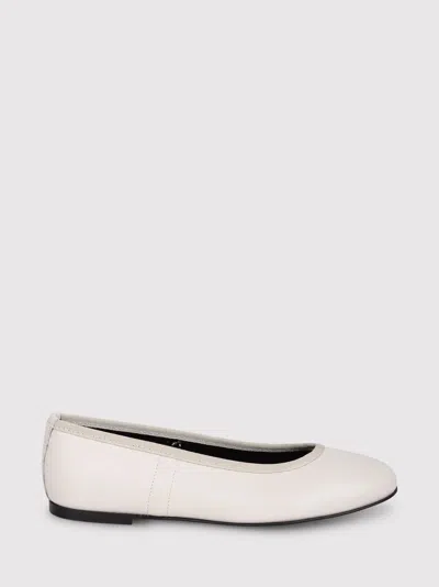 Kate Cate Juliette Ballet Flats. In White