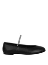 KATE CATE JULIETTE LEATHER BALLET FLATS