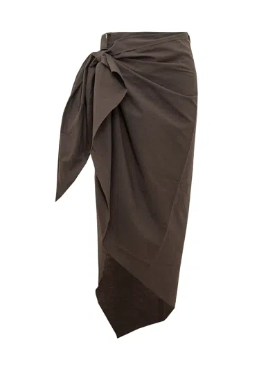Kate Cate Tex Mex Long Sarong In Brown