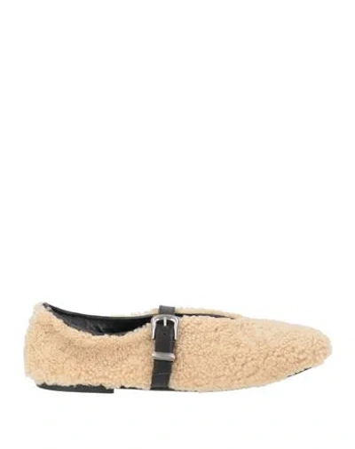 Kate Cate Woman Ballet Flats Beige Size 9 Shearling