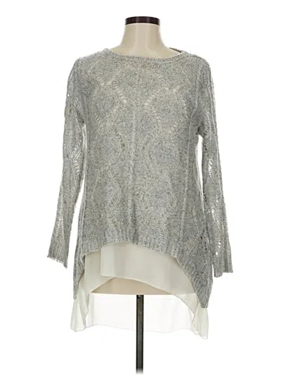 Pre-owned Kate Collection Pullover Sweater In Silver