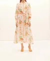 Kate Ford Tacana Button Maxi Dress In Multi In Multi
