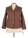 Kate Hill Blazer Jacket In Brown