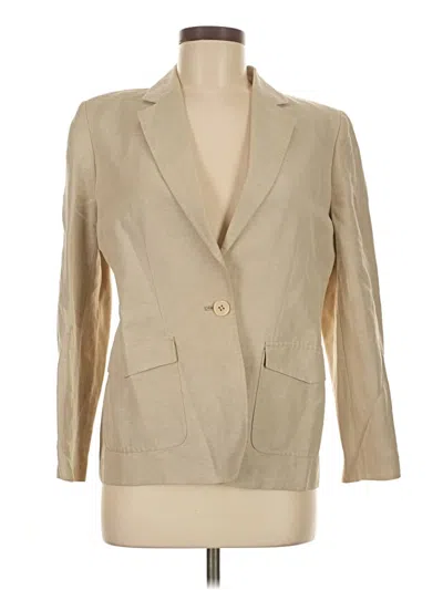 Pre-owned Kate Hill Blazer Jacket In Tan