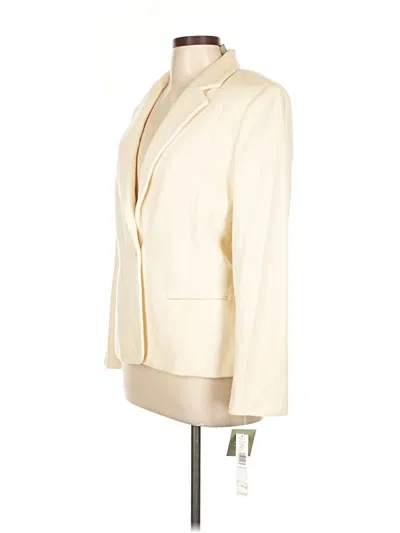 Pre-owned Kate Hill Blazer Jacket In White
