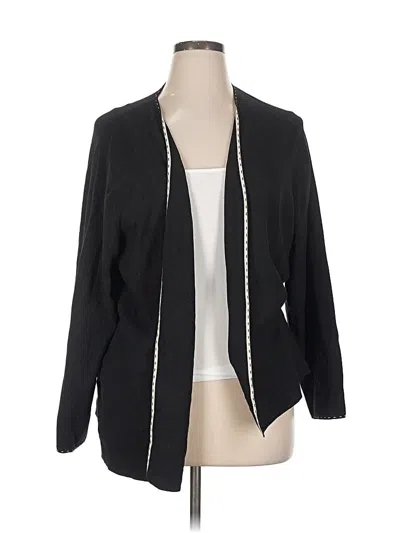 Pre-owned Kate Hill Cardigan Sweater In Black