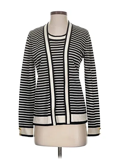 Pre-owned Kate Hill Cardigan Sweater In Black