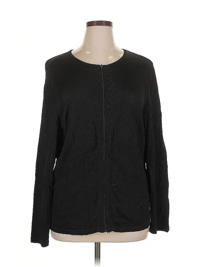Pre-owned Kate Hill Cardigan Sweater In Black