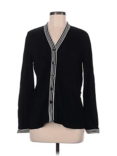 Pre-owned Kate Hill Cardigan Sweater In Black