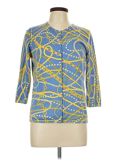 Pre-owned Kate Hill Cardigan Sweater In Blue