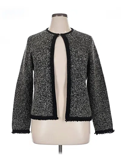 Pre-owned Kate Hill Cardigan Sweater In Gray