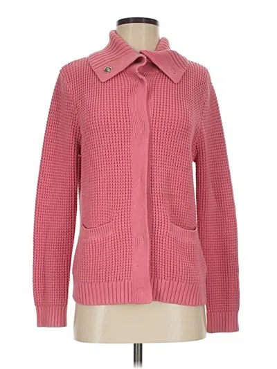 Pre-owned Kate Hill Cardigan Sweater In Pink