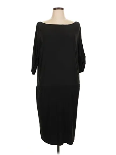 Pre-owned Kate Hill Casual Dress In Black