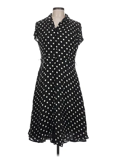 Pre-owned Kate Hill Casual Dress In Black