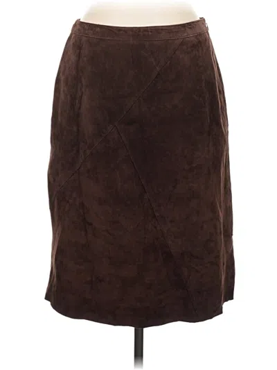 Pre-owned Kate Hill Casual Skirt In Brown