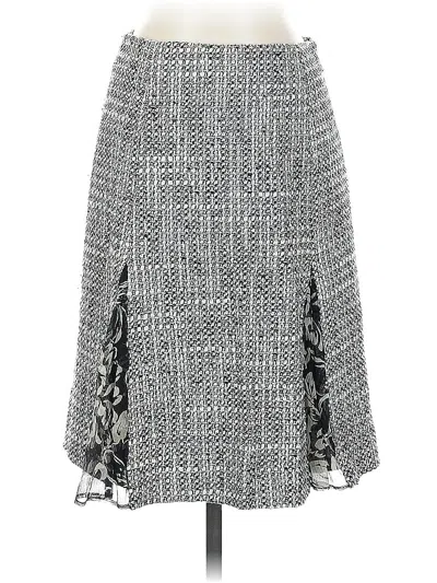 Pre-owned Kate Hill Casual Skirt In Gray
