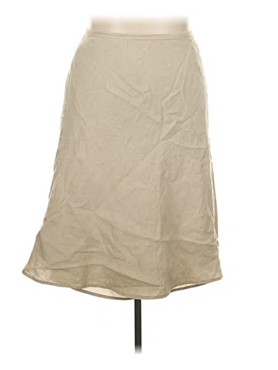 Pre-owned Kate Hill Casual Skirt In Tan
