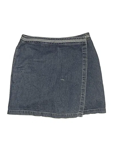 Pre-owned Kate Hill Denim Skirt In Blue