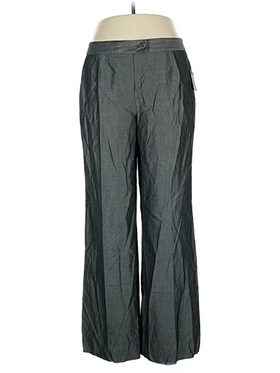 Pre-owned Kate Hill Dress Pants In Gray